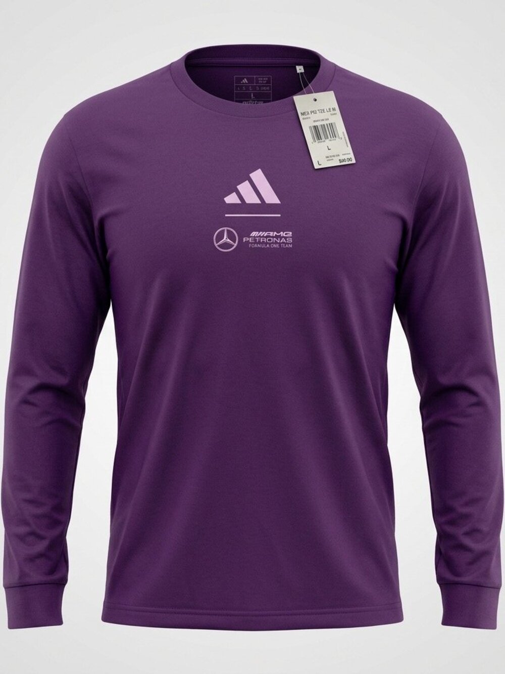 Adidas Mercedes Purple Polo Shirt JX8812 Size L NWT